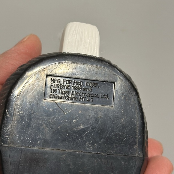 Furby McDonalds Happy Meal Toy 1998 Lot Of 2 - Collectible Furbys Black & Green - Picture 7 of 8